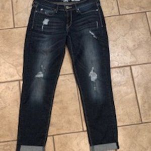 Juniors' DENIZEN from Levi's® Ripped, Boyfriend Jeans Low-rise Ripped Size 3 W26